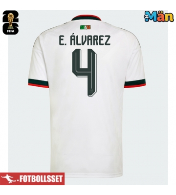 Mexiko Edson Alvarez #4 Bortatröja VM 2026 Kortärmad